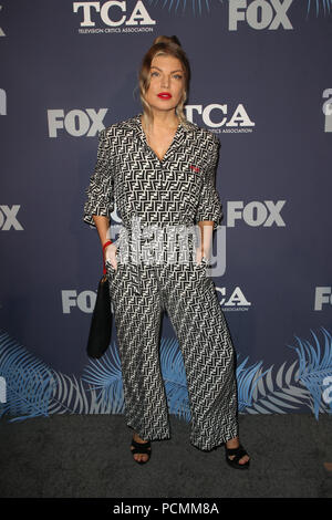 West Hollywood, USA. 2 Août, 2018. Fergie à la FOX TCA Summer Party All-Star de West Hollywood, Californie le 2 août 2018. Credit : Faye Sadou/media/Alamy Punch Live News Banque D'Images