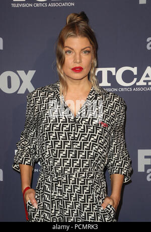 West Hollywood, CA, USA. 2 Août, 2018. 2 août 2018- West Hollywood, Californie - Fergie. L'été 2018 FOX TCA All-Star a tenu à Soho House. Crédit photo : Faye Sadou/AdMedia Crédit : Faye Sadou/AdMedia/ZUMA/Alamy Fil Live News Banque D'Images