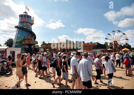 Le Palais de Blenheim, au Royaume-Uni. 3 août 2018. Les foules lors de la deuxième journée de Countryfile vivre qui est sur pour quatre jours à Blenheim Palace Photo : Ric Mellis 3/8/2018 Credit : Ric Mellis/Alamy Live News Banque D'Images