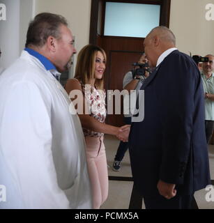 3 juillet 2018 - 3 agosto 2018 Napoli - Napoli presso l'ospedale A. Cardarelli, il vice président della commissione parlamentare della sanità , sur. Michela Rostan, ha fatto visita all'ospedale par presentare la sua legge per i presidi di polizia pronti nei soccorso degli ospedali italiani per difendere, il personale medico, vista montrer les fatti di aggressioni subiti. (Crédit Image : © Fabio Sasso via Zuma sur le fil) Banque D'Images