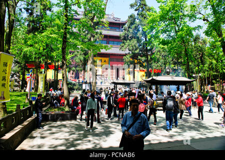 Lac de l'Ouest, une grande salle du Bouddha,Si,Lingyin,Monastère Grand Bouddha Hall,Hangzhou,Province de Zhejiang, Chine, République populaire de Chine, China, Banque D'Images