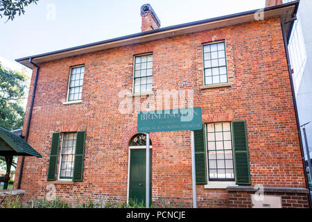 Brislington maison construite en 1821, la plus vieille ville chambre à Parramatta, maintenant un musée médical et infirmier,Western Sydney, Australie Banque D'Images