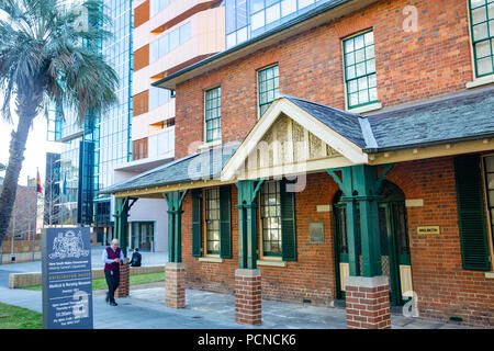 Brislington maison construite en 1821, la plus vieille ville chambre à Parramatta, maintenant un musée médical et infirmier,Western Sydney, Australie Banque D'Images