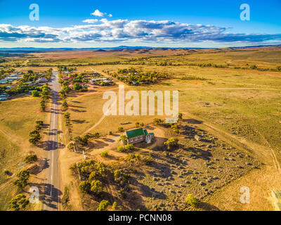 En passant par Carrieton - petite commune dans le sud de l'Australie Banque D'Images