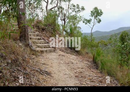 Le chemin vers le Rockingham Cardwell lookout, Cardwell, Queensland, Australie Banque D'Images