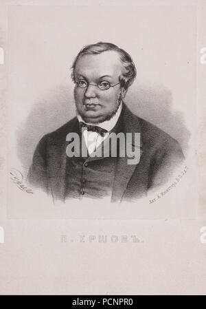 Portrait de Piotr Pavlovitch Yershov (1815-1869), 1872. Banque D'Images