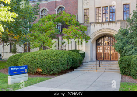 ANN Arbor, MI/USA - 20 octobre 2017 : Michigan League building sur le campus de l'Université du Michigan. Banque D'Images