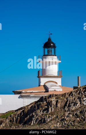 Phare du Cap de Creus, sur la Costa Brava, dans la province de Gérone en Catalogne Espagne Banque D'Images