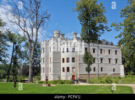 Hôtel de luxe, château karpniki karpniki (ancien ministre), la basse Silésie, Pologne, Europe Banque D'Images