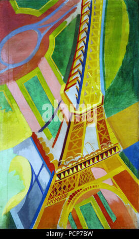 La Tour Eiffel, 1926. Banque D'Images