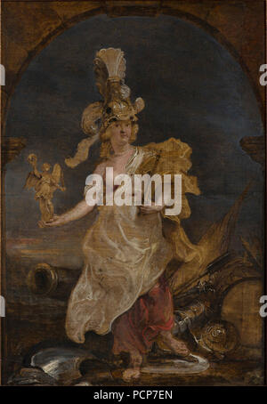 Portrait allégorique de Marie de Médicis (1575-1642) comme Bellona, 1622. Banque D'Images