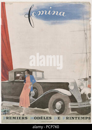 Femina. Premier Printemps modèles, 1931. Banque D'Images