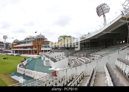 La construction du nouveau stand Warner continue à venir de la CCC vs Middlesex CCC, comté de Lancashire Specsavers Championnat Division 1 au cricket Lord's C Banque D'Images