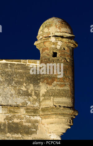 Bastion de San Agustin, Castillo de San Marcos National Monument, St Augustine, Floride Banque D'Images