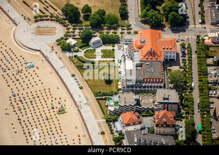 A-ROSA Travemünde, hotel sur la plage de Travemünde, Brodtener Ufer, Travemünde, Lübeck, baie de Lübeck, ville hanséatique, Schleswig-Holstein, Allemagne Banque D'Images