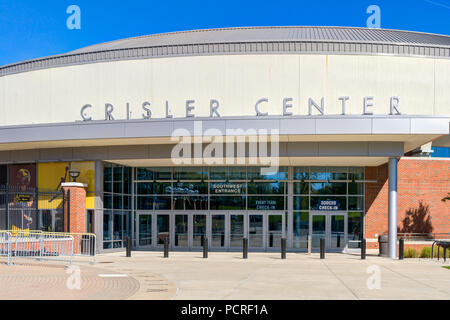 ANN Arbor, MI/USA - 20 octobre 2017 : Crisler Center sur le campus de l'Université du Michigan. Banque D'Images