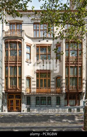 Hôtel Solvay, 224 avenue Louise, (1895-1903), c2014-2017. Artiste : Alan John Ainsworth. Banque D'Images