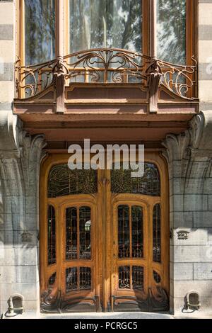 Hôtel Solvay, 224 avenue Louise, (1895-1903), c2014-2017. Artiste : Alan John Ainsworth. Banque D'Images