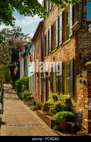 Chesapeake and Ohio Canal de halage, Georgetown, Washington DC Banque D'Images