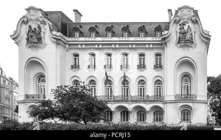 L'Ambassade de France, Schwarzenbergplatz, Vienne, Autriche, 2015. Artiste : Alan John Ainsworth. Banque D'Images