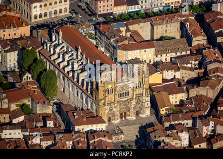 Vienne, Rhône, théâtre romain de Festival Jazz à Vienne, du centre-ville, ville panorama, Sainte-Colombe, Isère, Auvergne-Rhône-Alpes, France Banque D'Images