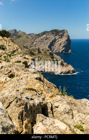 Falaise rocheuse à Maiorca - Espagne Banque D'Images