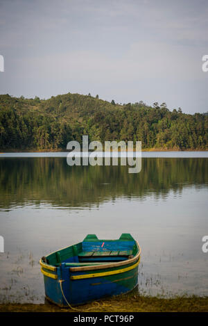 Voile, les lacs de Montebello, Chiapas, Mexique Banque D'Images