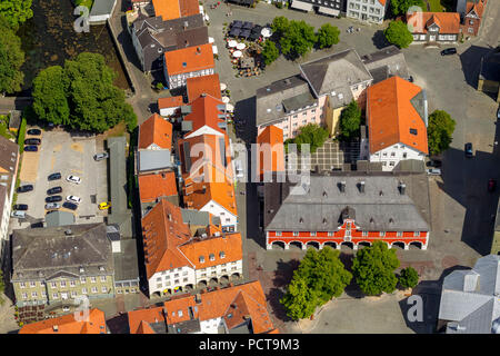 Hôtel de ville de Soest avec des extensions à partir de quatre siècles, Soest, Soest Börde, Rhénanie du Nord-Westphalie, Allemagne Banque D'Images