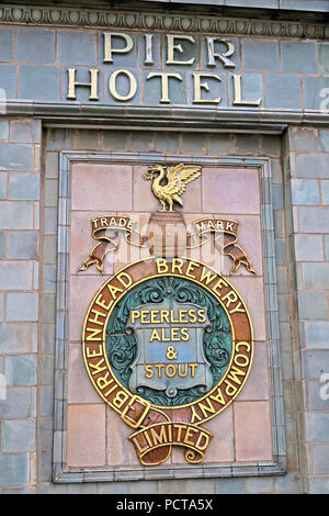 L'Hôtel Central Pier, Birkenhead, Birkenhead, Canning Street, Birkenhead, Wirral, CH41 6QS Banque D'Images