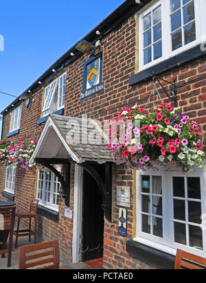 L'Hatton Arms pub bar classé grade II, Hatton Village, près de Warrington, Cheshire, North West England, UK Banque D'Images