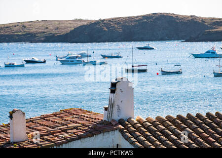 Paysages de la ville de Portlligat, où le peintre surréaliste Salvador Dali a vécu. Banque D'Images