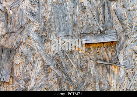 Mur en bois avec des morceaux de bois pour l'arrière-plan. Banque D'Images