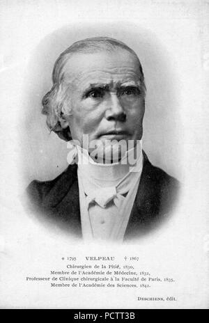 Louis-Marie-Alfred-Armand Velpeau. Banque D'Images