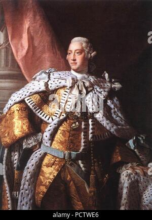 Allan Ramsay (artiste) - Portrait de George III - Banque D'Images