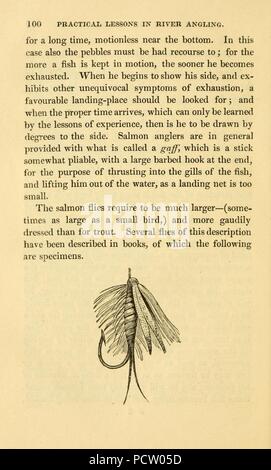 L'alphabet de la pêche scientifique à l'usage des débutants (page 100, Figure- mouche) Banque D'Images