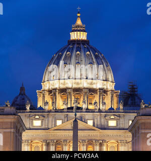 La Basilique St Pierre, Basilica di San Pietro, Rome, Latium, Italie Banque D'Images