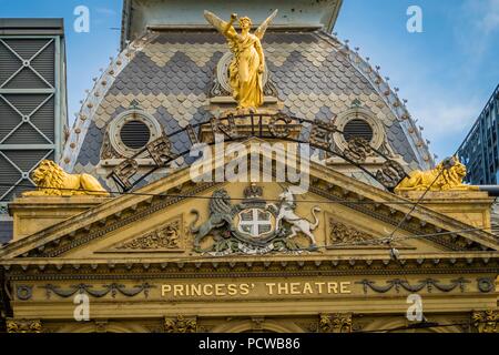 Princess Theatre building à Melbourne, Victoria, Australie Banque D'Images