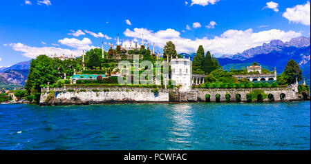 Belle Isola Bella,le Lac Majeur, Italie du Nord. Banque D'Images