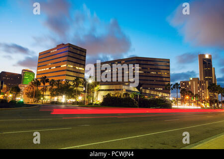 Architecture de Corpus Christi. Corpus Christi, Texas, États-Unis. Banque D'Images