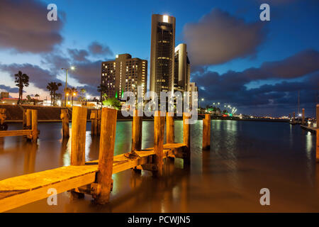 Architecture de Corpus Christi. Corpus Christi, Texas, États-Unis. Banque D'Images