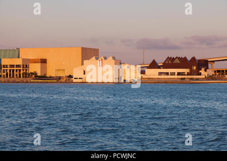 Panorama de Corpus Christi au lever du soleil. Corpus Christi, Texas, États-Unis. Banque D'Images