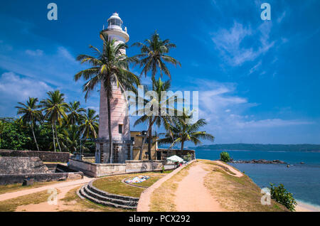 Phare de fort Galle - Sri Lanka seascape Banque D'Images