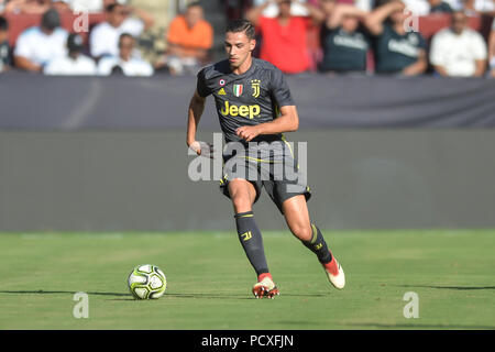 Landover, Maryland, USA. 4 Août, 2018. La Juventus humains JOAO PEDRO CAVACO CANCELO (20) en action au cours de la partie tenue à FedExField à Landover, Maryland. Credit : Amy Sanderson/ZUMA/Alamy Fil Live News Banque D'Images