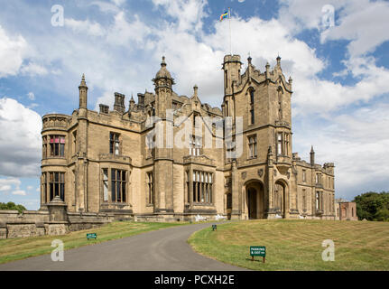 Allerton Mauleverer Château, Allerton, North Yorkshire, Angleterre. Banque D'Images