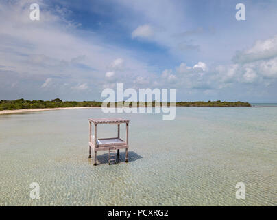 L'Acajou Bay Resort & Beach Club, Belize Banque D'Images