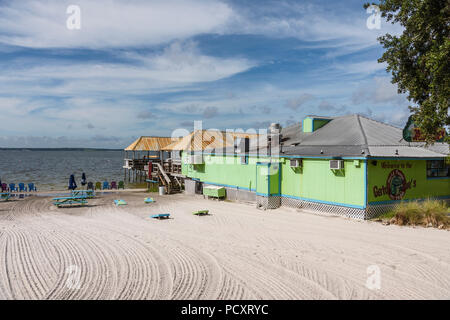 Joe's Gator Beach, Bar et Grill Ocklawaha, Floride, États-Unis Banque D'Images