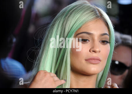 NEW YORK, NY - 16 SEPTEMBRE : Kylie Jenner assiste à l'inauguration de l'usine de sucre Brasserie Américaine le 16 septembre 2015 à New York City People : Kylie Jenner Banque D'Images