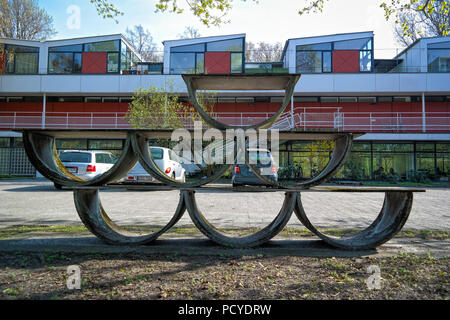 Berlin, Tiergarten, Hansaviertel, Eternithaus, Architektur Banque D'Images