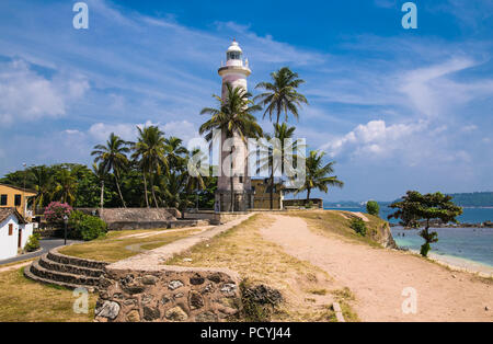 Phare de fort Galle - Sri Lanka seascape Banque D'Images
