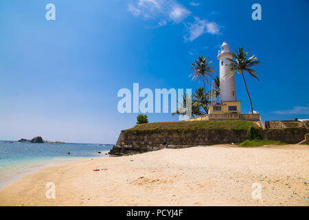 Phare de fort Galle - Sri Lanka seascape Banque D'Images